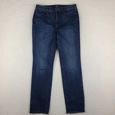 Not Your Daughter Jeans Womens 6 Blue Sheri Slim Dark Wash NYDJ Denim