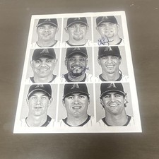Tony Clark & Chris Snyder Signed 8.5 x 11 Paper Arizona Diamondbacks  Photo BB9