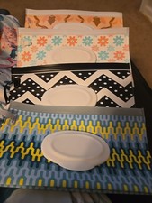 4Pcs Baby Wipe Case Travel Holder Keeps Wipes Moist Colorful Designs New 