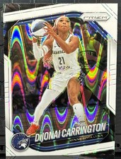 2025 Panini Prizm WNBA #9 Dijonai Carrington White Seismic - Minnesota Lynx
