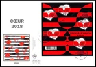FDC GF silk - Sonia Rykiel heart block - 12/1/2018 Paris