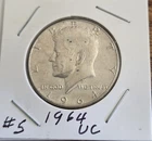 90% Silver 1964 P JFK Kennedy Half Dollar Brilliant Uncirculated (BU)