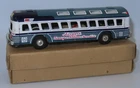 Vintage Marx Tin Litho Airport Transportation Service Bus Original Box