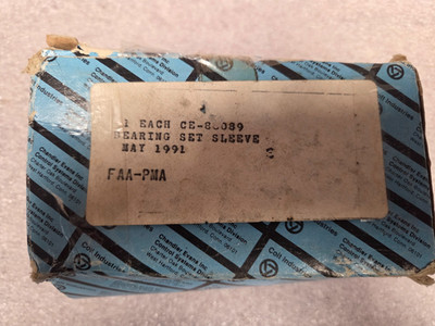 '1 PIECE' - PN# 86089 - CHANDLER EVANS / COLT  BEARING SET, SLEEVE