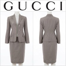 GUCCI by TOM FORD S/S 1999 Suit Jacket & Skirt Size 44 VINTAGE RARE