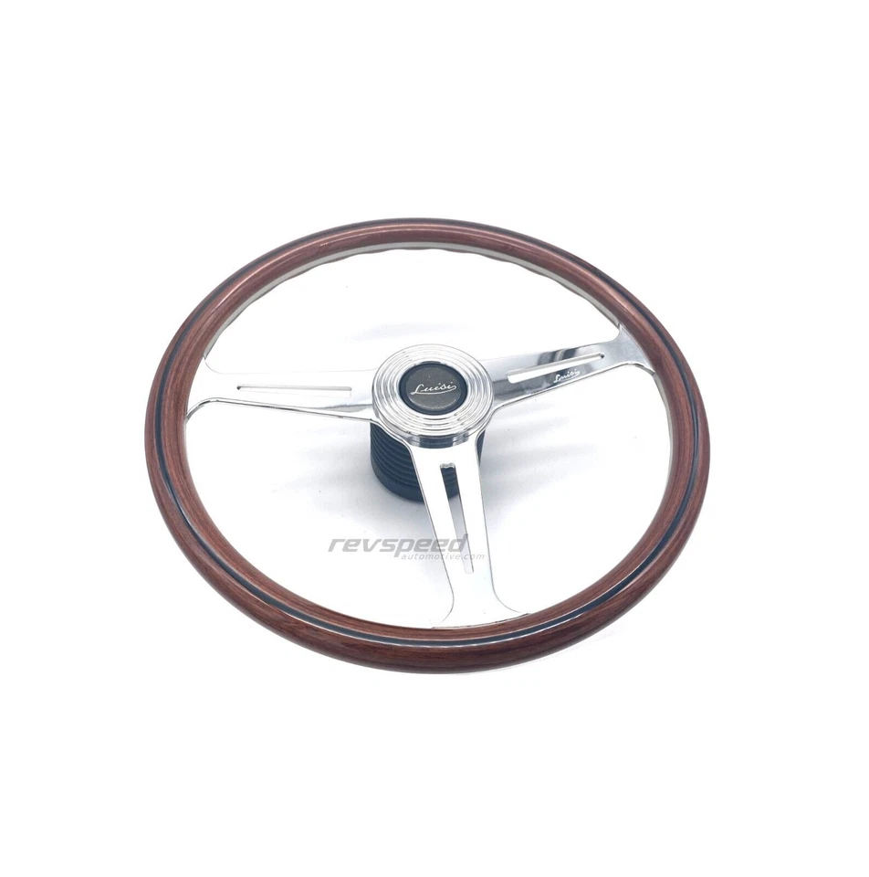 BMW E3 2500 / 2800 68-77 Luisi Montecarlo Vintage Wood Steering Wheel 390mm - Image 3 of 4