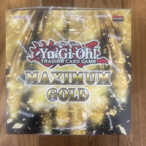 Yugioh Maximum Gold Display (5 Mini-Cajas) 1ª Edición Sellado de Fábrica - Imagen 8 de 9