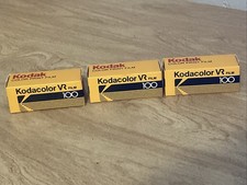  x3 KODAK Kodacolor VR Film 100 Expired 12/1987 Sealed