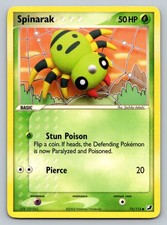 Spinarak Pokemon Common [EX Unseen Forces 75/115] Lightly Played on eBay