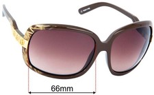SFx Replacement Sunglass Lenses fits Electric Hightone - 66mm Wide
