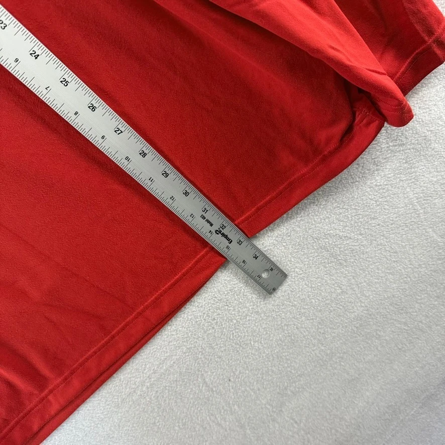 Pullover Under Armour 1/4 Cuarto Cremallera Para Hombre 3XL Rojo Suelto Heatgear Tech Logo NUEVO Foto 3 de 4