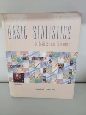 Basic Statistics for Business and Economics Lind Mason Hardcover 2nd Edition