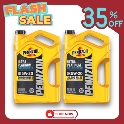 #ad 2 pack Pennzoil Ultra Platinum Full Synthetic 5W 20 Motor Oil 5 Quart $58.88