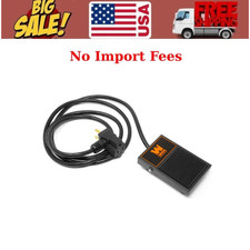 NEW Woodworking Momentary Power Foot Pedal Switch 120-V 15-Amp 6ft Pedal Cord