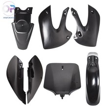 Plastic Fender Fairing for Kawasaki KLX 110 DRZ110 Suzuki RM65 Black