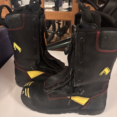 HAIX Feuerwehrstiefel Gr. 47 GORE-TEX Leder Einsatzstiefel Top Zustand