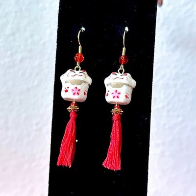 Lucky Cat Earrings