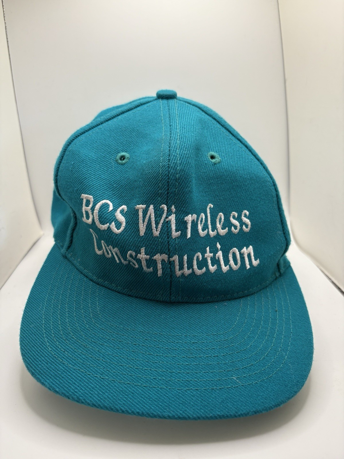 BCS Wireless Construction Teal Adjustable Hat Com… - image 1