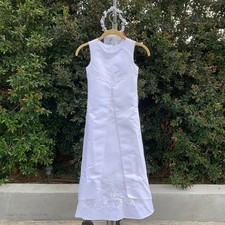 David  s Bridal Flower Girl/ Jr Bridesmaid Dress with Veil