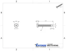 #8 Self Drilling Sheet Metal Screws TEK Tap Pan Head Stainless Steel All Sizes