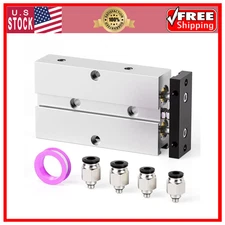 TAILONZ Pneumatic Air Cylinder TN32-50, 32mm Bore, 50mm Stroke, Double-Rod