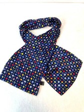 Nautical 100 Silk Scarf Novelty 8 X 44 Sailing Anchors Flags Sea Ocean