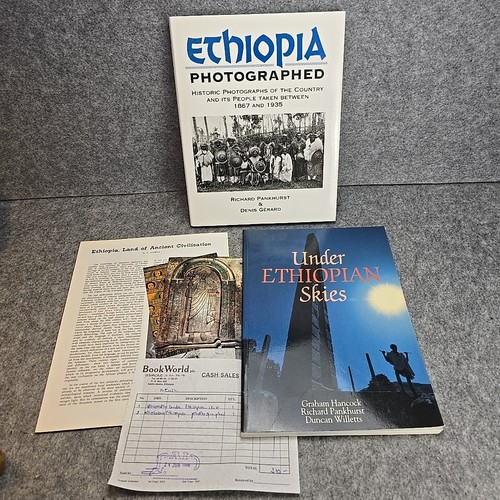 Ethiopia Photographed Hardcover, Under Ethiopian Skies-Paperback Pankhurst/Hanco - Picture 1 of 14