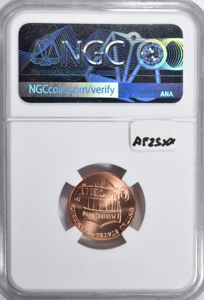 2019-W LINCOLN CENT RED ~ FIRST "W" UNCIRCULATED CENT ~ NGC MS70 RD! - Image 2 of 4