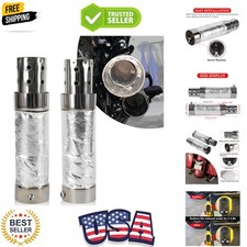 Motorcycle Exhaust Quiet Baffle Noise Eliminator Universal For Shortshots Sta...
