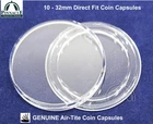 10 Pack - 1oz Gold Eagle Coin Capsules / GENUINE AirTite Holders / H32 32mm Diam