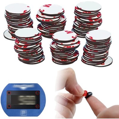 100 Double-Sided Adhesive Pads for Electronic Parking Discs - High Adhesion