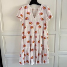 Anthropologie Maeve white sun sunshine dress 41073