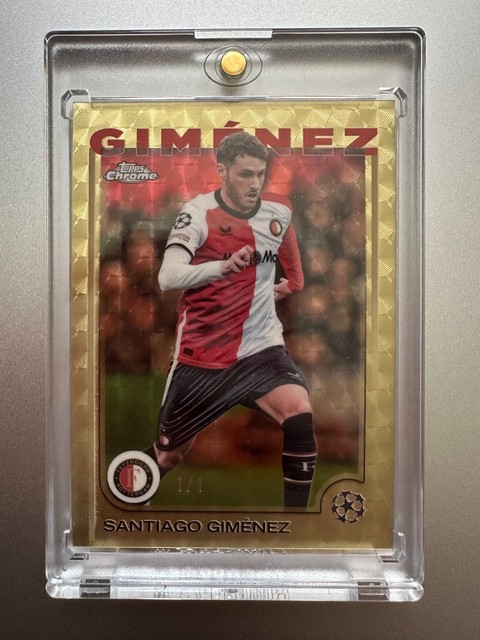24/25 Topps Chrome UCC - Santiago Giménez 1/1 Superfractor