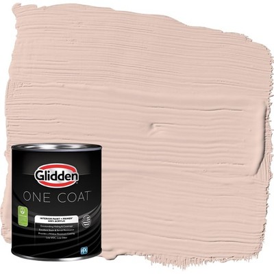 Glidden Interior Paint Premiumr Orange/Sultan Sand One Coat Semi-Gloss 1-Quart