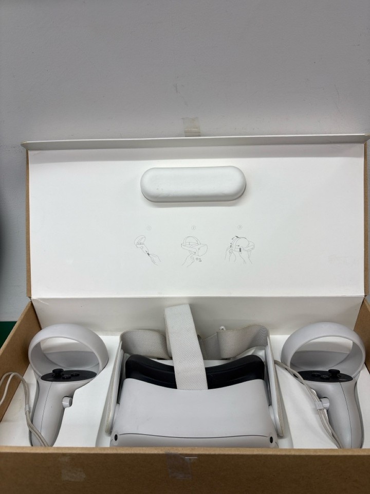 Oculus Box Outside Oculus Quest 2 128GB Advanced All-in-one VR Headset – White (EZ8012138 ...