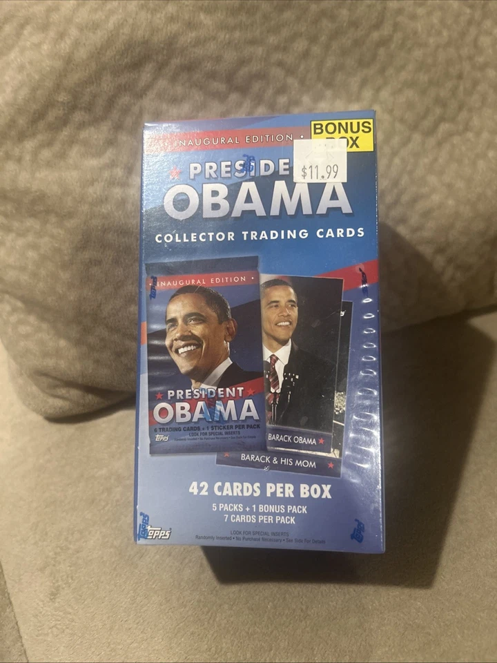 Topps President Obama Box Trading Cards Sealed - Image 2 of 2