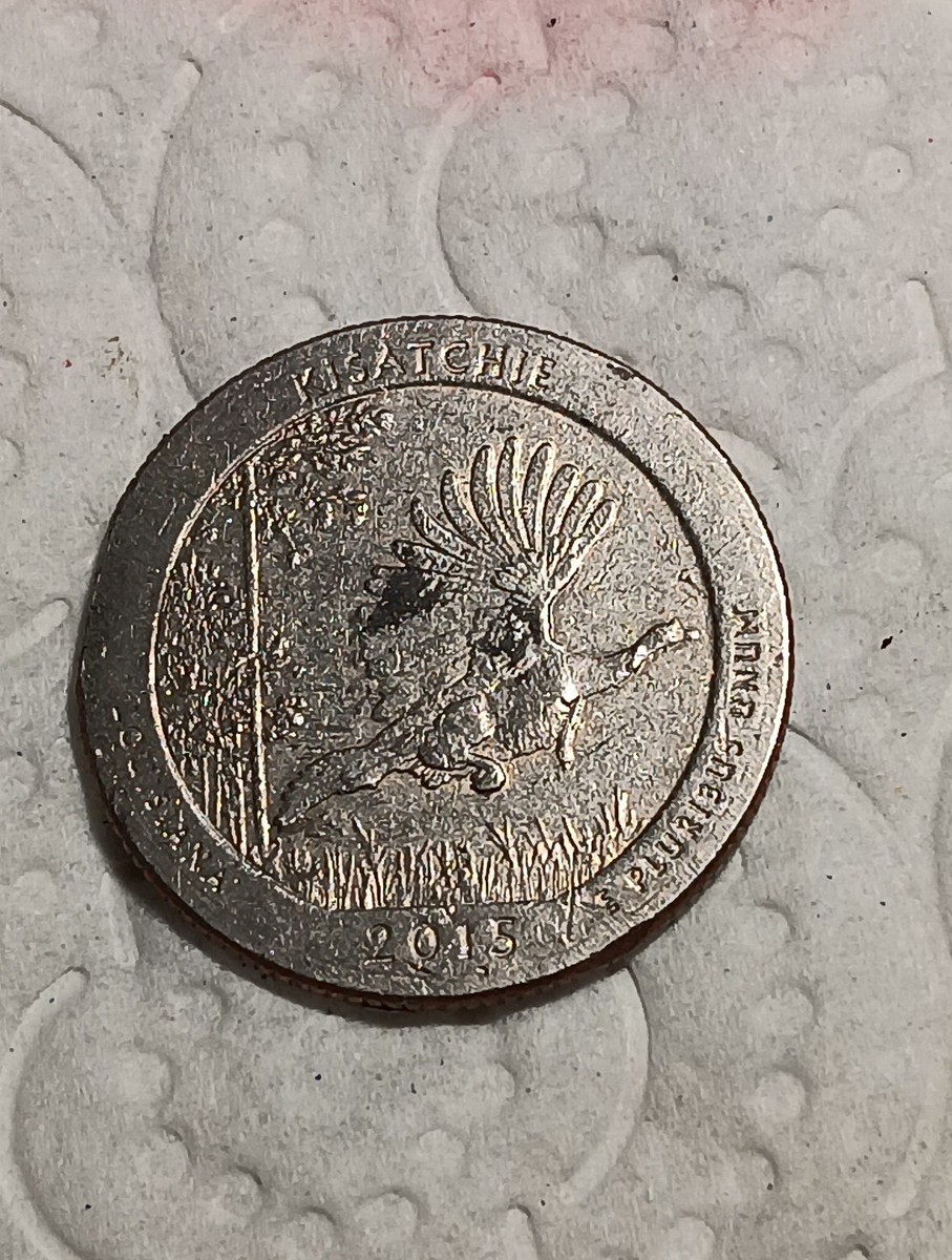 2015 Louisiana Kisatchie Quarter D Mint Mark Multiple Errors