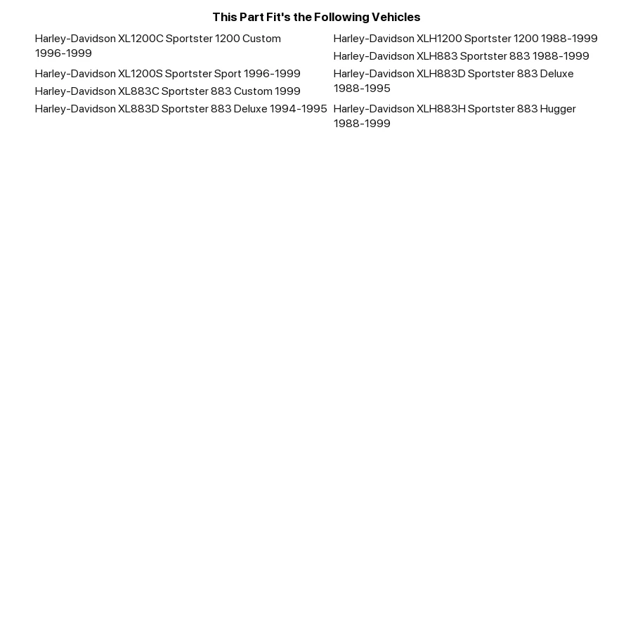 Harddrive 68-627 Front Axle Kit XL 88-99 FXD 91-99 FXR 87-94 - Изображение 2 из 2