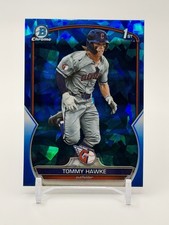 2023 Bowman Chrome Sapphire 1st Tommy Hawke RC Cleveland Guardians