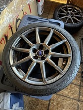 2017 Subaru BRZ Set of 4 OEM Wheels with Continental Extreme Contact Tires