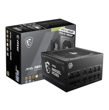 MSI MAG A850GL PCIE5, Fully Modular Gaming 850W Compact Power Supply, 80 Gold,