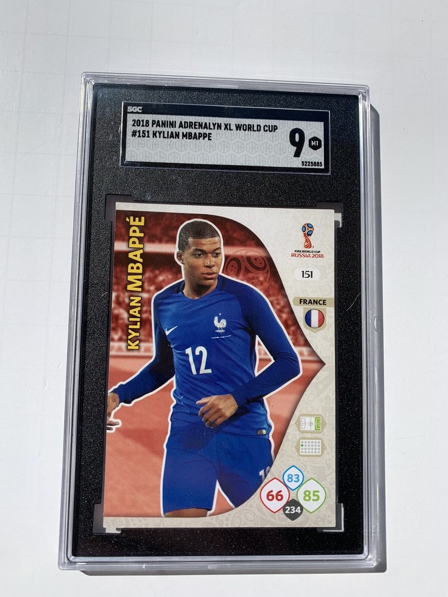 2018 Kylian Mbappe Panini Adrenalyn XL World Cup SGC 9 | eBay
