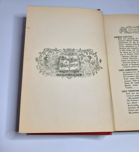 Vintage antiquarian book "Great Thinkers & Workers" pub Chamber Victorians - Picture 5 of 7