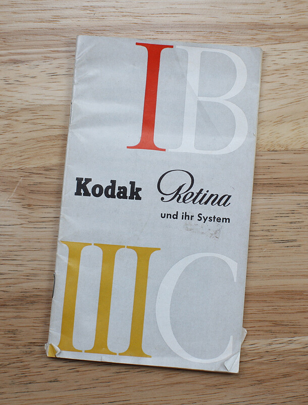 KODAK RETINA IB/IIIC SALES BROCHURE IN GERMAN, TS-2093-0959 G