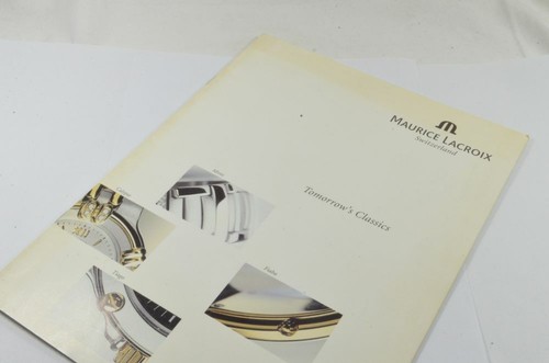 Maurice Lacroix Catalog 1999 Catalogue With Price List