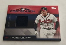 2019 FREDDIE FREEMAN Topps Postseason Performance Relic PATCH (18/25) LA DODGERS