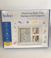 Bubzi Co. Charming Baby Clay Handprint And Footprint Keepsake New Sealed