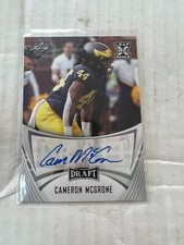 Cameron Mcgrone 2021 Leaf Draft XRC Rookie Auto #BA-CM2 NrMt