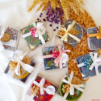 Wedding Bowl Tile Favors for Guests in Bulk, Turkey Tile, Bohemian Wedding Favor