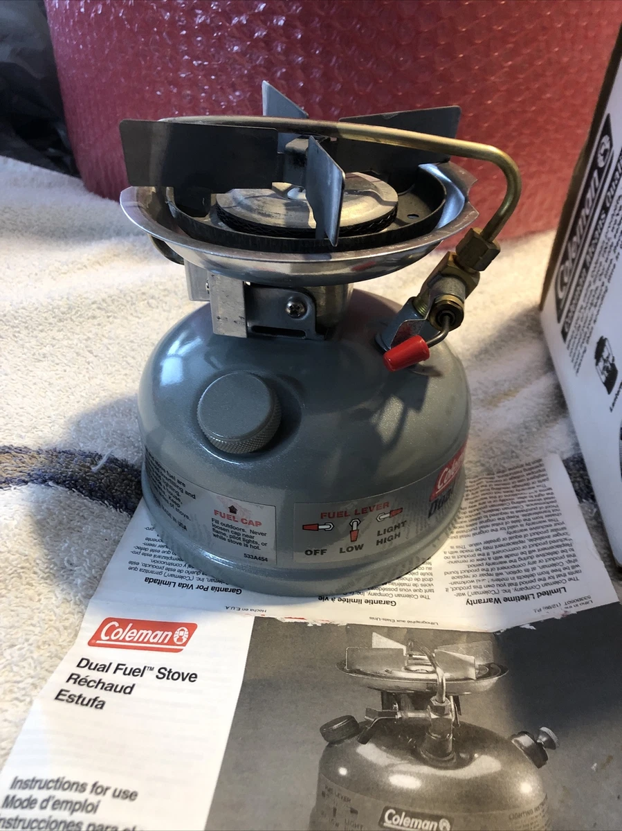 Coleman 1 Burner Stove Sportster II Dual Fuel